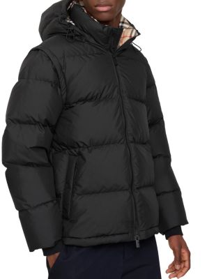  Detachable Sleeve Puffer Jacket