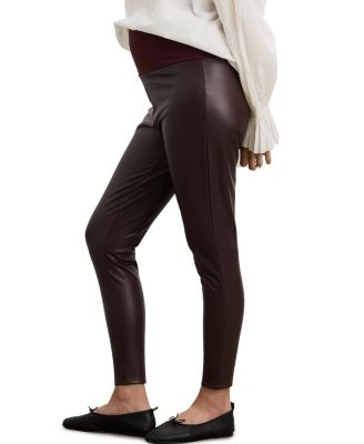  The Stretch Faux Leather Maternity Legging