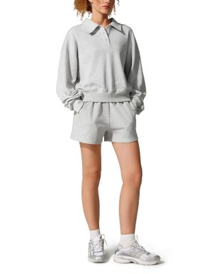 SILKERRY Oversized Heirloom '89 Polo Collar Sweatshirt