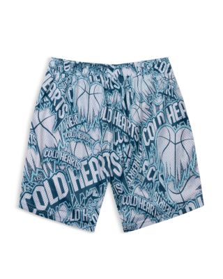 Boys' Cold Hearts Collage Shorts - Big Kid