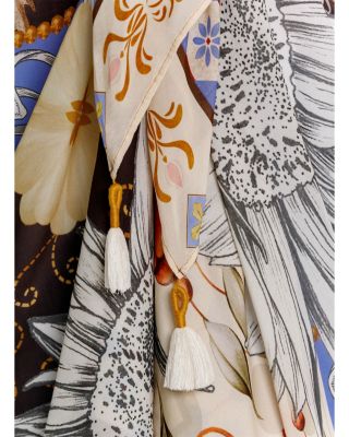 Marine Quilt Pareo Swim Cover-Up