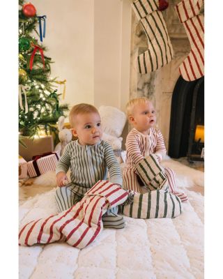 Unisex Stripes Away Ribbed Footie Sleeper - Baby