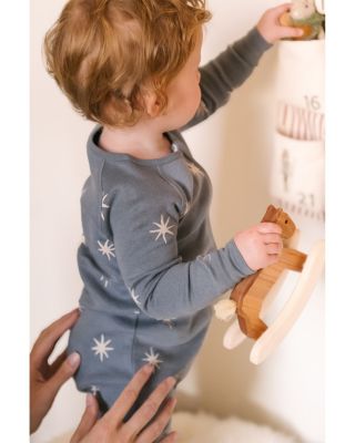 Unisex Starry Midnight Ribbed Footless Sleeper - Baby