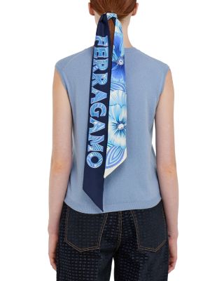 Brezza Print Silk Bandeau Scarf