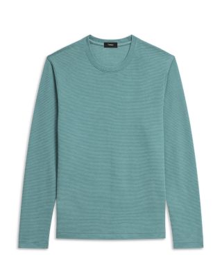 Delroy in Studio T Jacquard Relaxed Fit Long Sleeve Tee