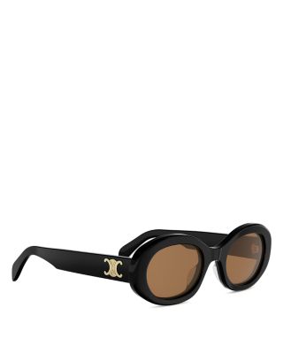 Triomphe Oval Sunglasses, 52mm