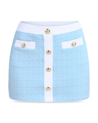 Adaline Color Blocked Swim Cover-Up Cardigan & Coco Color Blocked Skirt Cover-Up