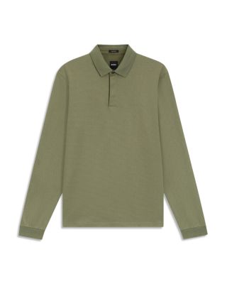 Pado Long Sleeve Mercerized Cotton Polo Shirt
