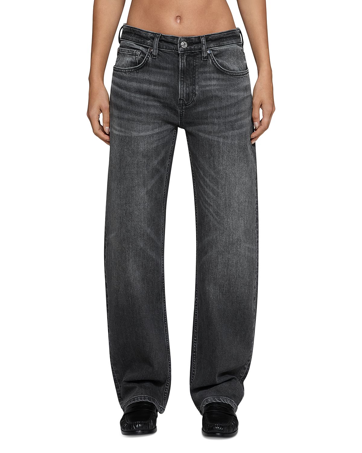 Eb Denim Alida High Rise Loose Bowed Jeans