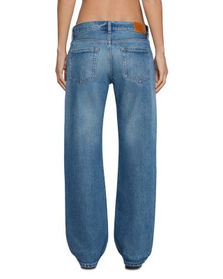 Low Rise Baggy Straight Jeans in Eagle