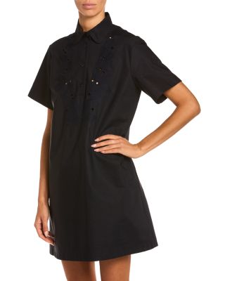 Eyelet Mini Dress