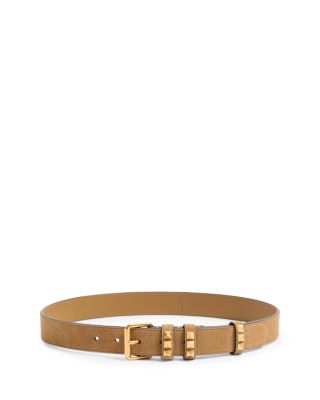 Women's Fl&acirc;neuse Suede Leather Belt