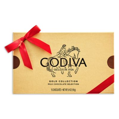 Milk Chocolate Gold Gift Box, 15 Pieces