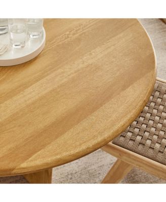 Rivian Round 48" Wood Dining Table