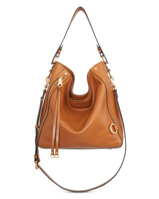 M.A.B. Leather Hobo Bag