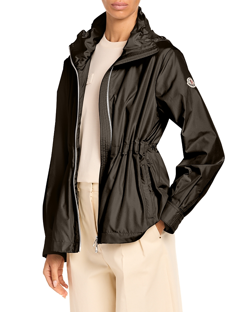 Moncler Enette Short Parka In Black