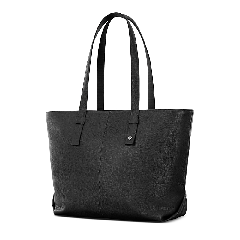 Samsonite Mobile Solution 2 Leather Tote In Black