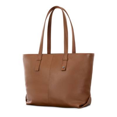 Samsonite Mobile Solution 2 Leather Tote In Brown