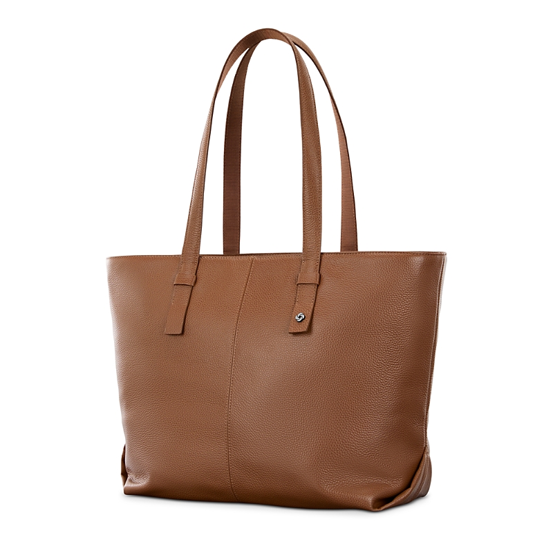 Samsonite Mobile Solution 2 Leather Tote In Brown