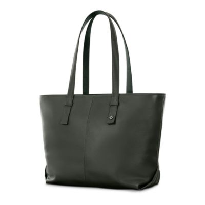 Samsonite Mobile Solution 2 Leather Tote In Green