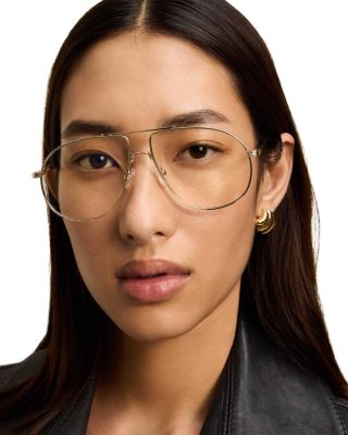 Schmaltzy Aviator Blue Light Glasses, 60mm