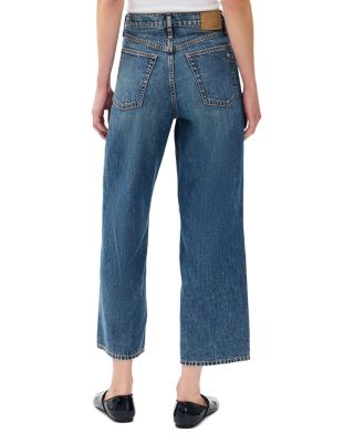 Andi Wide Leg Ankle Jeans in Declan