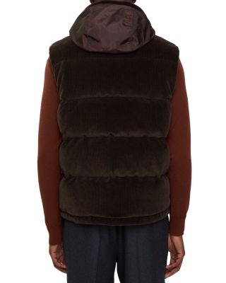 Corduroy Puffer Gilet
