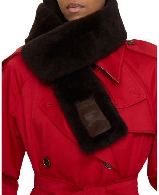  Narrow Check Wool Scarf