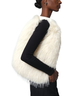 Colette Fringe Faux Fur Bag