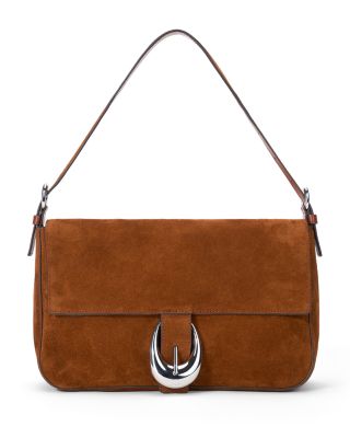 Harlow Medium Suede Shoulder Bag