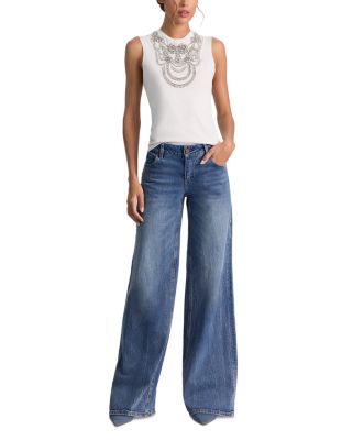 Dede Rhinestone Embellished Tank Top