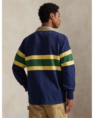Vintage Fit Embroidered Rugby Shirt