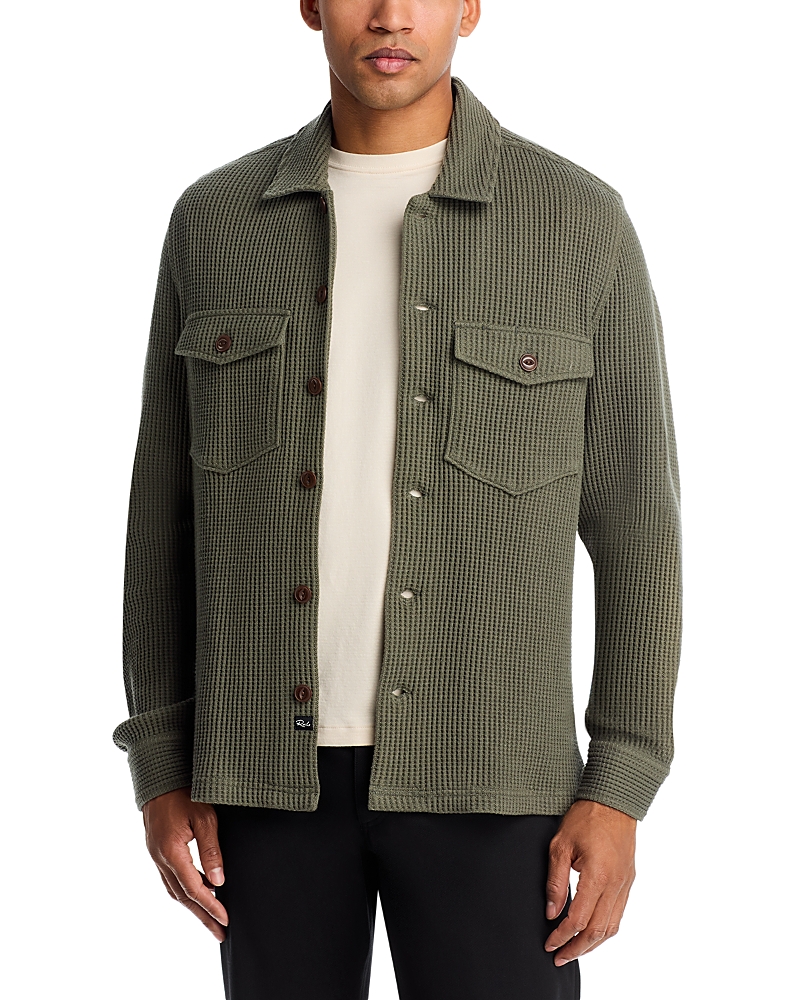 Rails Wells Knit Shirt In Green