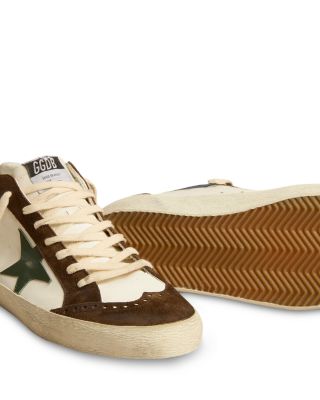 Men's Mid Star Leather Sneakers