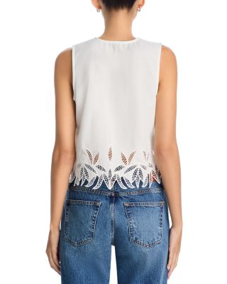 Oregon Embroidered Woven Top