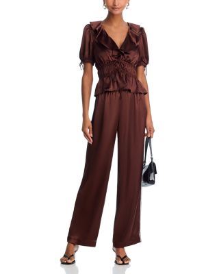 Bambi Ruffle Top & Track Pants