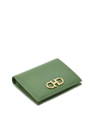 Gancini Compact Leather Wallet