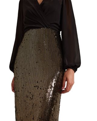 Aniya Sequin Maxi Dress