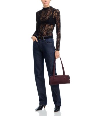 Lace Mock Neck Bodysuit