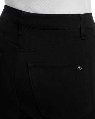 Flexi Wren High Rise Slim Ankle Jeans in Black