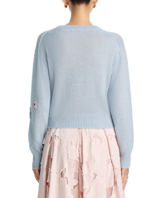 Appliqu&eacute; Front Sweater