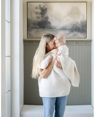 Waffle Knit Receiving Blanket