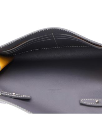   Chypre Wallet on Strap Coated Canvas with Leather