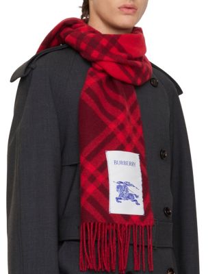 Check Cashmere Scarf