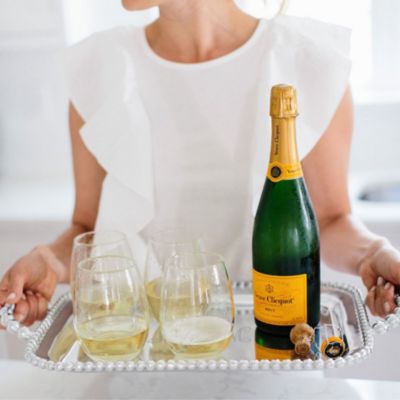 Pearled Service Tray