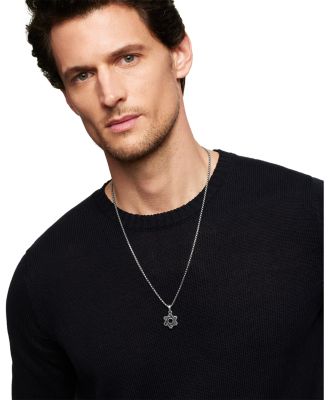 Deco Star of David Pendant, 24mm