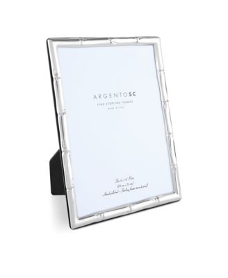 Bamboo Sterling Silver Frame, 8&amp;quot; x 10&amp;quot;
