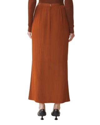 Midi Skirt in Charmeuse