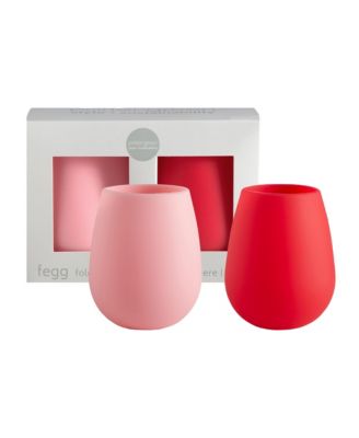Fegg Silicone Unbreakable Glasses - Set of 2