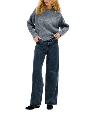 Mica Low Rise Relaxed Wide Jeans in No Mans Land